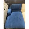 Image 2 : Modern Blue Left Hand Chaise Sofa