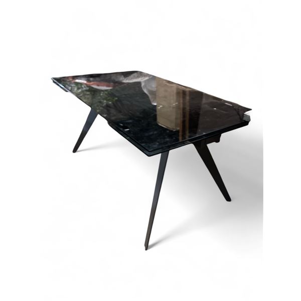 Scan Design Smokes Glass Dining Table (Approx. 83 x 35 1/2)