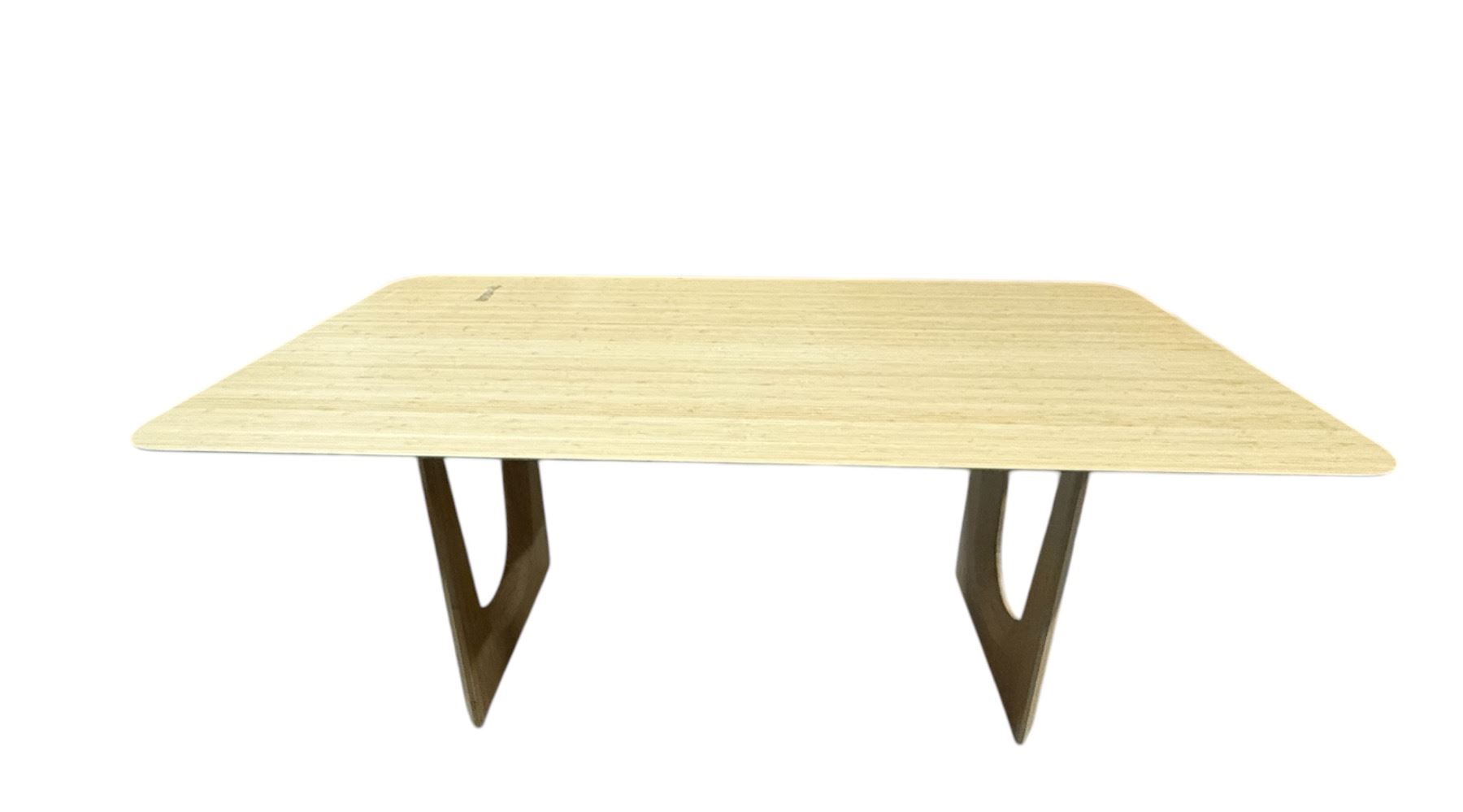 Scan Design Table Hanna Dining Table Solid Bamboo by Scan Design approx. 72in x 36in