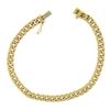 Image 4 : New Italian 14k Yellow Gold 6.75" 5.2mm Miami Cuban Curb Link Chain Bracelet