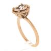Image 7 : NEW 14k Rose Gold 1.98 ctw Round Morganite Solitaire w/ Twisted Wire Work Ring