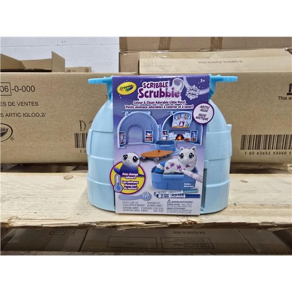 Scribble Scrubbie- Arctic igloo