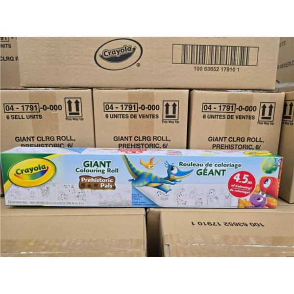 Giant coloring roll- prehistoric pals