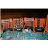 Image 2 : Rigid socket screwdriver/ drill bit sets, two Ryobi incomplete drill bit sets and a Mikita drill/ sc