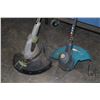 Image 2 : Two electric weed eaters including Yardworks and Earthwise