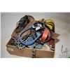 Image 1 : Selection of ratchest straps, bungy cords, assorted sizes and applications