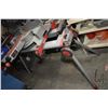 Image 2 : Milwaukee 12" sliding compound mitre saw on collapsible stand with wheels