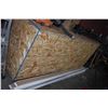 Image 1 : Large custom made wooden crate 96" long X 25" wide X 38" high, note: on wheels
