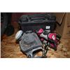Image 1 : Plastic case containing three gas masks including one full face