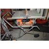 Image 1 : Ridgid 10" contractors table saw on folding portable stand