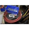 Image 1 : Paslode Liteline finishing air nailer with hose and assortment of nails