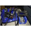 Image 1 : Three Prime air staplers and a selection of staples and hose