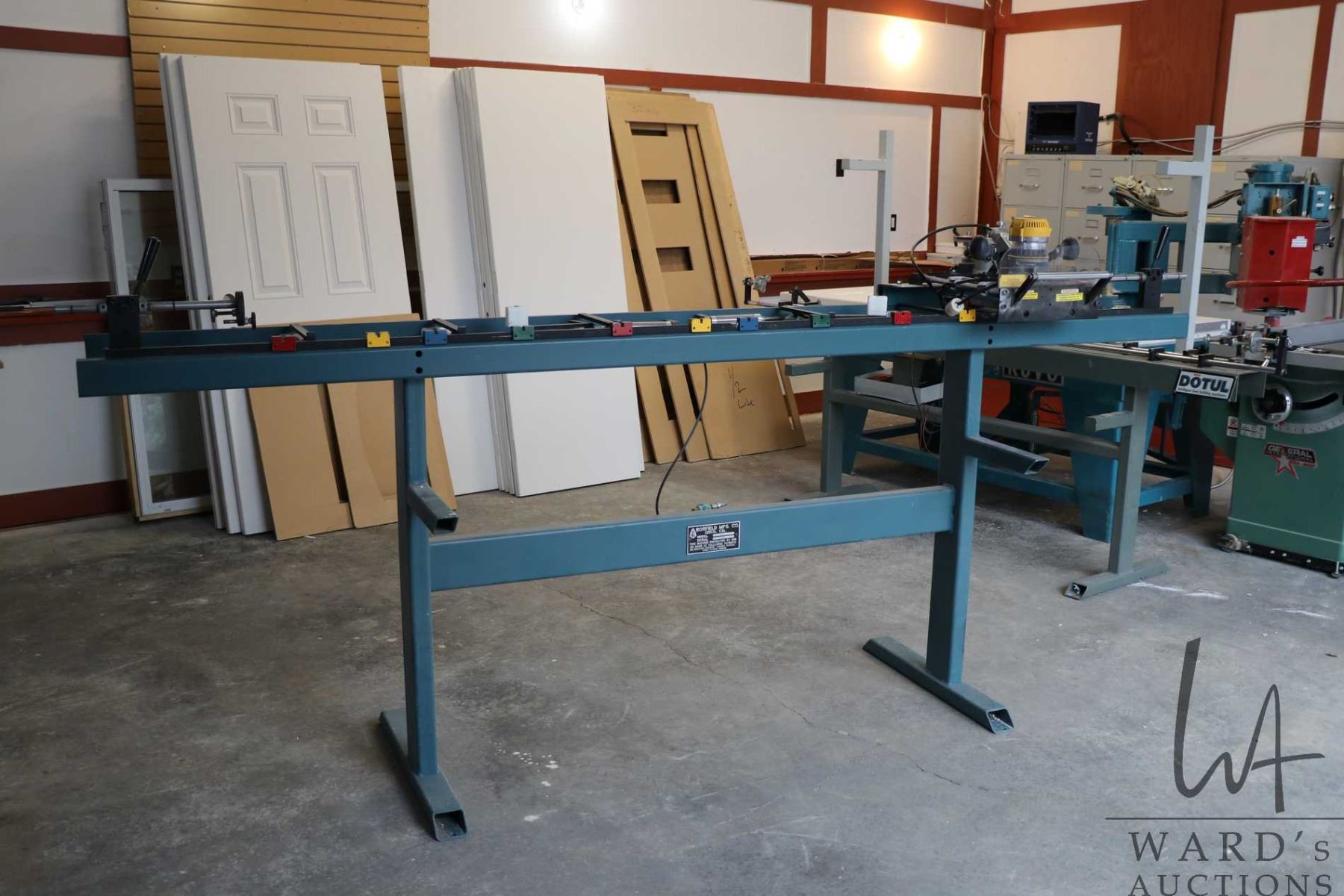 Norfield 250H strike jam router, fitted w/ Dewalt DW616, 1 3/4HP router ...