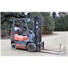 Image 1 : Toyota forklift truck model 42-6fGU15, backtilt, sideshift, 28375 hours ran, set up for propane powe