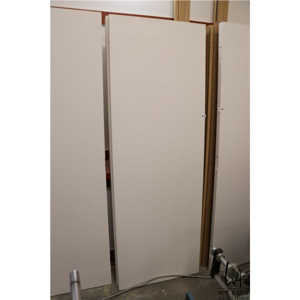 Three uncut fibreglass doors 27 3/4"W x 79"H