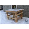 Image 1 : Homemade shop table 49 3/4" x 36"x 36"