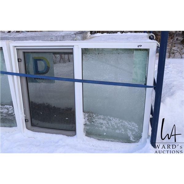 Durabuilt window, Glass dual pane solar block U one space argon, 48" x 36.25"
