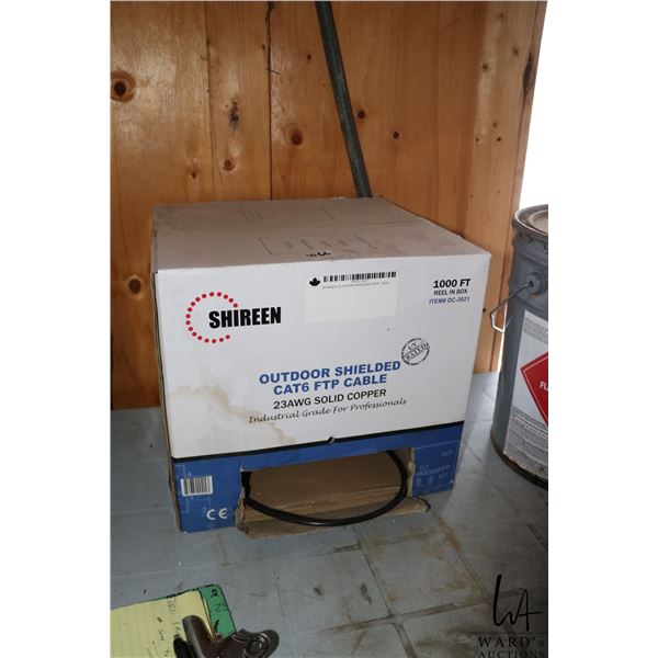 Shireen outdoor shielded cat 6 FTP Cable. Not full box.