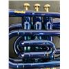 Image 2 : Mendini Pocket Trumpet with Case