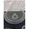 Image 7 : Assorted Vintage Etched Glassware , Cake Platter & More