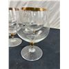 Image 2 : Wine Glasses  With Gold Coloured Embellishments