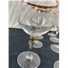 Image 3 : Wine Glasses  With Gold Coloured Embellishments