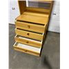 Image 2 : Wooden Storage/Microwave Shelf With Drawer Storage