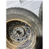 Image 3 : 4 Dunlop Graspic  DS-3 Studless Tires on Rims