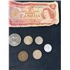 Image 4 : Assortment of Canadian & American Money