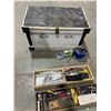 Image 5 : Large Wooden Tool Chest With Contents