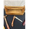 Image 5 : Wooden Tool Box With Content