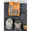 Image 2 : Ridgid Battery & Pneumatic Operated Tools, 3 Batteries & Charger