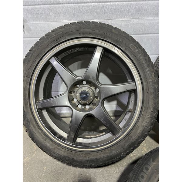 3 Tires on Rims