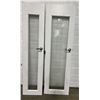 Image 1 : 2 Doors With Glass Panels, Hinges & Handles