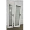 Image 2 : 2 Doors With Glass Panels, Hinges & Handles
