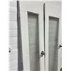 Image 3 : 2 Doors With Glass Panels, Hinges & Handles