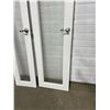 Image 6 : 2 Doors With Glass Panels, Hinges & Handles