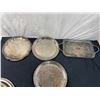 Image 3 : Silver Coloured & Silver Plated Trays