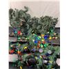Image 1 : Garland & 4 Wooden Posts With Lights