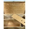 Image 3 : Wooden Chest on Wheels 15" Deep x 15.5" High