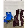 Image 1 : 2 Folding Chairs with Carrying Bags