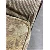 Image 3 : 2 Oversized Upholstered Armchairs With Wooden Accents