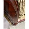 Image 4 : 2 Oversized Upholstered Armchairs With Wooden Accents