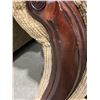 Image 8 : 2 Oversized Upholstered Armchairs With Wooden Accents