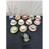 Image 1 : Assorted Tea Cups & Saucers Including Moustache Cup
