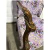 Image 2 : Vintage Upholstered Chair With Carved Arms