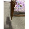Image 4 : Vintage Upholstered Chair With Carved Arms