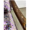 Image 6 : Vintage Upholstered Chair With Carved Arms