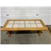 Image 1 : Wooden Coffee Table With Tile Top