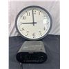 Image 1 : Wall Clock & Sony Clock/Radio/Alarm